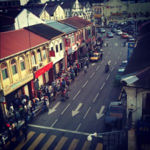 Road outside Pasar seni